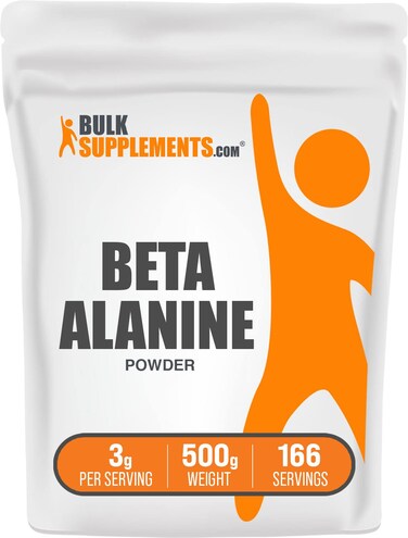 BulkSupplementscom Beta Alanine Powder  Beta Alanine Supplement Beta Alanine Pre Workout Beta Alanine 3000mg  Unflavored  Gluten Free 3g per Serving 500g 11 lbs Pack of 1