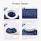 BICAREE Ice Pack for Injuries Reusable Ice Bags Hot Water Bag for Hot  Cold Therapy and Pain Relief with Cover NoLeak Elastic Breathable Ice Bag Size 11