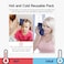 BICAREE Ice Pack for Injuries Reusable Ice Bags Hot Water Bag for Hot  Cold Therapy and Pain Relief with Cover NoLeak Elastic Breathable Ice Bag Size 11
