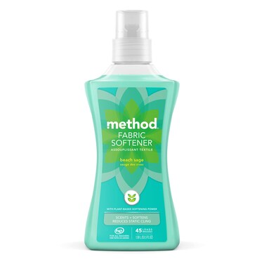 Method Fabric Softener Beach Sage 535 Ounces 45 Loads 1 pack Packaging May Vary