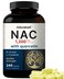 NAC Supplement 1200mg Per Serving  240 Capsules NAcetyl Cysteine with Quercetin  Double Strength  Support for Immune Liver  Lung Health