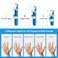 Trigger Finger Splint Brace for Thumb Index Middle Ring Pinky Metal Foam Broken Dislocated Finger Stabilizer Aluminum Bendable Curved Mallet Wrap for Arthritis Pain Tendon Injury Immobilizer Knuckle