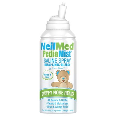NeilMedPediamist Pediatric Saline Spray 253 Fl Oz Pack of 1  Packaging May Vary