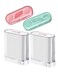 Holy Rose Dental Floss Dispenser 2 Box Floss Picks Micro Portable Case 2 Boxswith Adults Floss Sticks 196 CountFlossers Toothpicks Sealed Storage Perfect forFamilyHotelTravel for Clean Teeth
