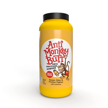 Anti Monkey Butt  Body Powder with Calamine  Sweat Odor and Friction Fighter  6 Ounces