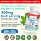 Magnesium Citrate 400mg  200 Capsules  High Potency for Sleep Leg Cramps Extra Strength Absorption Easy to Swallow Pills for Women  Men Vegan Supplement Not Tablets  Made in USA