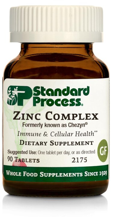 Standard Process Zinc Complex  Immune Support Thyroid Support Cognitive Health and Blood Health Support with Iron Zinc and Copper  90 Tablets