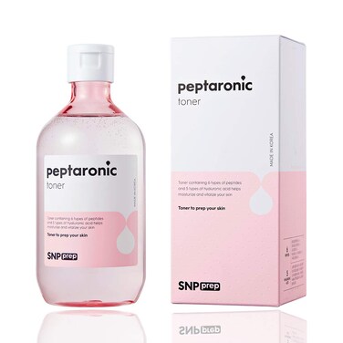 SNP PREP Skincare Peptaronic Toner  Face Toner Firming Soothing and Moisturizing for Dry Skin Types  Face Toner Combination of Peptides and Hyaluronic Acids  Korean Face Skin Care for Gift  320ml
