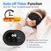 LCdolida Sleep Headphones White Noise Bluetooth Sleep Mask 3D Wireless Timing Eye Mask for Sleeping Sleep Mask with Bluetooth Headphones for Side Sleepers Travel Yoga Cool Gadgets for Men Women
