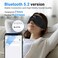 LCdolida Sleep Headphones White Noise Bluetooth Sleep Mask 3D Wireless Timing Eye Mask for Sleeping Sleep Mask with Bluetooth Headphones for Side Sleepers Travel Yoga Cool Gadgets for Men Women