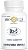 BioTech PharmacalVitamin D3 D35 5k IU 250 Veg Count