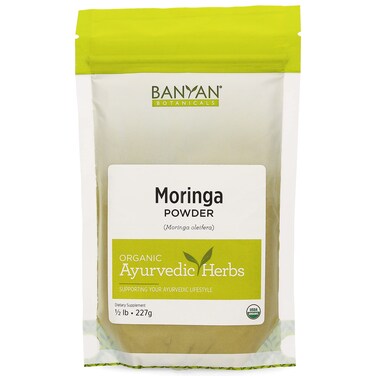 Banyan Botanicals Moringa Leaf Powder USDA Certified Organic Moringa Oleifera Sun Dried Raw Herbal Superfood Natural Energy Boost for Optimal Wellness