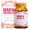 Reserveage Beauty Keratin Hair Booster with Biotin  Resveratrol Hair and Nail Growth Supplement for Men and Women Supports Healthy Thickness and Shine with Biotin 60 Capsules 30 Servings