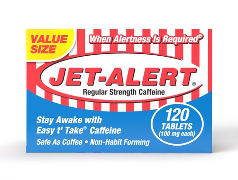 JetAlert 100 MG Each Caffeine Tab 120 Count