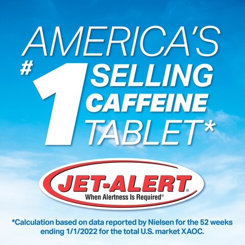 JetAlert 100 MG Each Caffeine Tab 120 Count