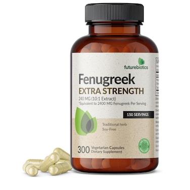 FuturebioticsFenugreek Extra Strength 2400 MG Supports Overall Good Health  WellBeing NonGMO 300 Vegetarian Capsules