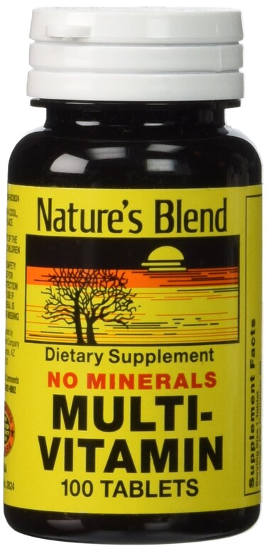 Natures BlendMultiVitamin No Minerals 100 Tabs Model 3824