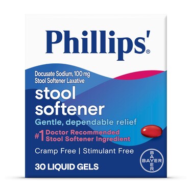 Phillips Stool Softener Liquid Gels 30 Count  Pack of 1