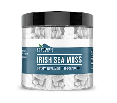 Earthborn Elements Irish Sea Moss 200 Capsules Pure  Undiluted No Additives