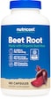 NutricostBeet Root 2400mg 180 Capsules  CCOF Certified Made with Organic Beet Root Superfood 60 Servings