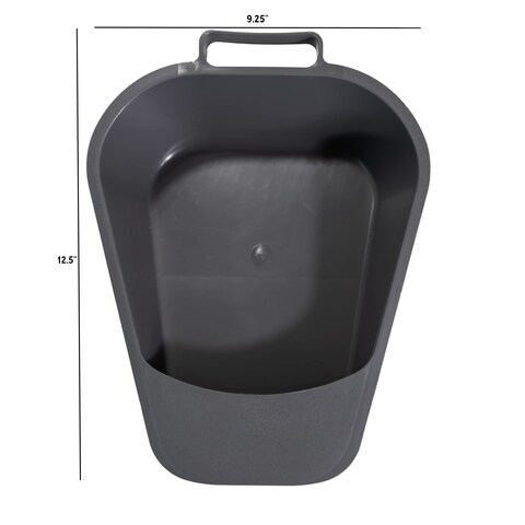 Fracture Bedpan  Portable Easy Clean Plastic Bed Pan  Female Urinal with Builtin Handle for Easier Placement and Removal and SpillFree Guard for BedBoundBedridden Patient for Women and Men 1