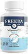 FREEDA Vitamin D2 2000 IU  Kosher Certified  High Potency Ergocalciferol D2 Vitamin  Vegan Vitamin D 2000 IU Supplement for Adults  Vegetarian Vitamin D 2000 Units Vitamin D 2000 IU  100 Tablets