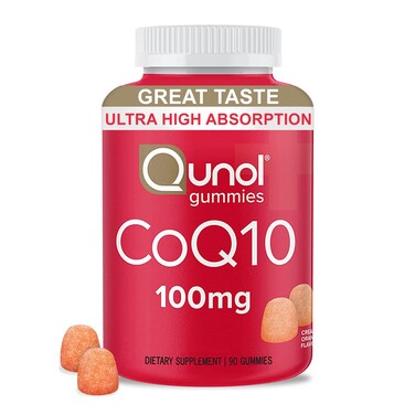Qunol CoQ10 Gummies CoQ10 100mg Delicious Gummy Supplements Coenzyme Q10 Helps Support Heart Health Vegan Gluten Free Ultra High Absorption  90 Count