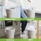 26 Gallon 80 Counts Strong Trash Bags Garbage Bags by Teivio Bathroom Trash Can Bin Liners Small Plastic Bags for Home Office Kitchenfit 10 Liter 2253 Gal Clear