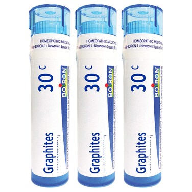 Boiron Graphites 30c Homeopathic Medicine That Reduces Thick Scars  3 Pack Total 240 Pellets