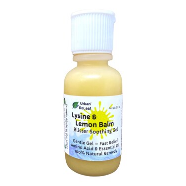 Urban ReLeaf Lysine  Lemon Balm Blister Soothing Gel Fast Drying 100 Natural Help