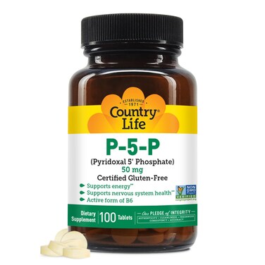 Country Life  P5P Pyridoxal Phosphate 50 mg  100 Tablets