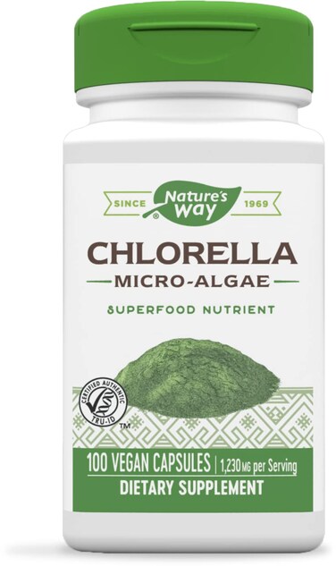 Natures Way Chlorella Microalgae 1230 mg per serving 100 VCaps