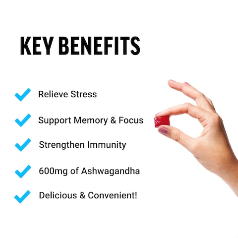 Force FactorAmazing Ashwa for Stress Relief Memory Focus and Immune Support Health Ashwaganda Supplement with KSM66 Ashwagandha for Stress 60 Soft Chews