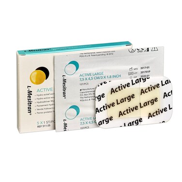 Medical Grade Honey Bandages 5 Pieces in 1 Pack  30 Honey  Wounds Healing Waterproof Medicated NonAdhering Sterile Gauze Pads Dressing to Cover Small Cuts Abrasions Burns