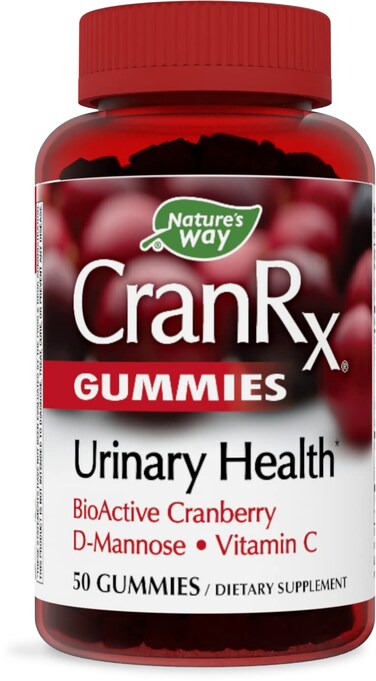 Natures Way CranRx Cranberry Gummies Urinary Health 50 Count