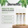 Benatu Essential Oil Blends Set Breathe Focus on Happiness Natural Aromatherapy Roll On for Massage Body Skin Care Home  Revive Fragrance Gift Roller for Women and Men
