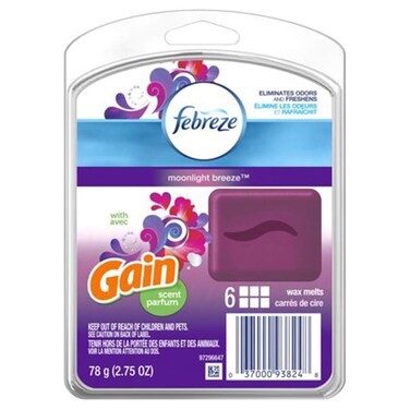 FebrezeWax Melts with Gain Scent Moonlight Breeze 275 oz
