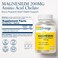 SOLARAYMagnesium Amino Acid Chelate 200 mg Chelated Magnesium Supplement for Bone Health Heart Health and Muscle Function Support Vegan 60Day Money Back Guarantee 100 Servings 100 VegCaps