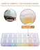 Pill Organizer 2 Times a Day Fullicon Quick Fill Large Weekly AM PM Pill Box Medicine Organizer 7 Day Daily Pill Cases  Rainbow Patent Registered