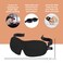 Bucky 40 Blinks No Pressure Solid Eye Mask for Sleep  Travel Brown One Size