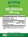 Selenium 200mcg  100 Tablets  High Potency  NonGMO Gluten Free Supplement  by Natures Truth