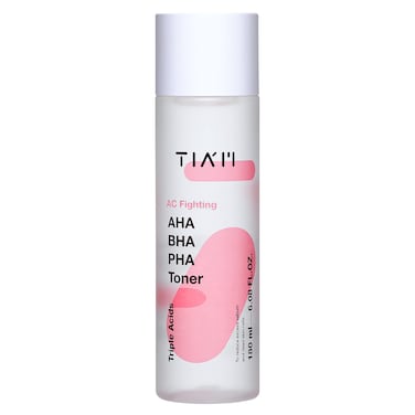 TIAM AC Fighting AHA BHA PHA Toner Antiacne Gentle Exfoliation Refining Pore and Remove Dead Skin Cells 608 floz