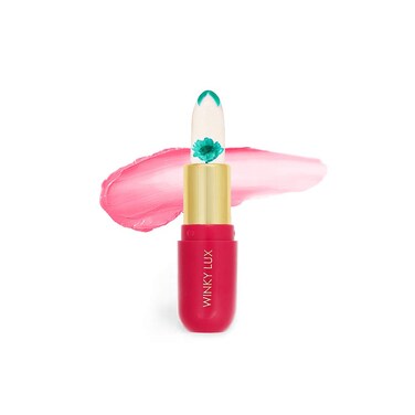 Winky Lux Flower Balm pH Lip Balm Color Changing Lipstick and Tinted Lip Balm Stain Vegan  Cruelty Free Lip Balm Hydrate  Plump Sheer Pink Lipstick Blue Flower