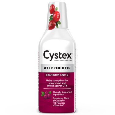 Cystex Urinary Tract Infection Support and Prevention for Men and Women Cranberry Prebiotic Supplement for UTI Protection  Urinary Health Maintenance DMannose  Vitamin C 76 oz