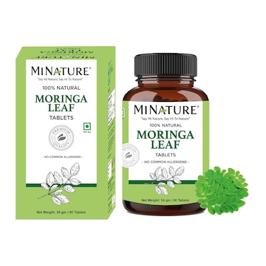 Moringa Leaf Tablets  90 Tablets 1000 mg by mi Nature  100 Natural Moringa Antioxidant Moringa Leaf Powder  Vitamin C Vegan  from India