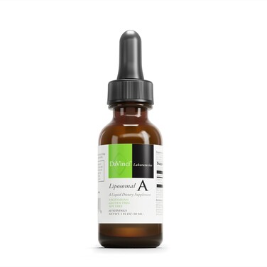 DAVINCI Labs Liposomal A  Liquid Vitamin A Supplement to Support Bone Skin Gut Vision and Immune Health  GlutenFree  30 ml