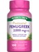 Natures Truth Fenugreek Seed Capsules for Women  2000mg  100 Powder Capsules  NonGMO and Gluten Free Supplement