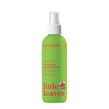 ATTITUDE Rinsefree Hair Detangler Spray for Kids EWG Verified Leave In Product Plant and MineralBased Ingredients Vegan Watermelon  Coco 8 Fl Oz