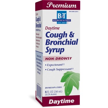 Natures Way Boericke  Tafel Daytime Cough  Bronchial Syrup Cough Suppressant  Expectorant NonDrowsy 8 Fl Oz
