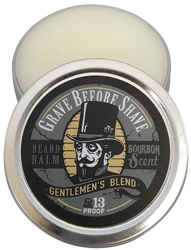 Grave Before ShaveGentlemens Blend Beard Balm Bourbon Scent 2 oz